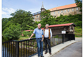 Studierende der Hochschule Harz entwickeln Leuchtkonzept für Kloster Ilsenburg