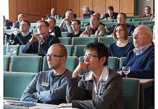 Zahlreiche Teilnehmerinnen und Teilnehmer nutzten anlässlich der sechsten Breitband-Konferenz an der Hochschule Harz die Gelegenheit zum Fachaustausch.