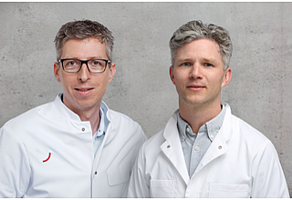 Portrait Prof. Dr. med. Stefan Hinz, Fotograf: privat_ Portrait Prof. Dr. med. Hannes Cash, Fotograf: privat