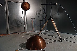 Detailbild zu :  Analyse der Feldhomogenität und Isotropie eines mit einem Paar halbkugelförmiger Diffraktoren ausgestatteten Hallraums