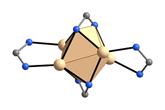 Illustration of the square-antiprism-like Li4N4 core of the unprecedented tetrameric, unsolvated lithium amidinate [Li{c-C3H5-C=C-C(NiPr)2}]4 .