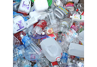 "Recycled Plastics" by Alabama Extension is marked with CC0 1.0. To view the terms, visit https://creativecommons.org/publicdomain/zero/1.0/?ref=openverse.