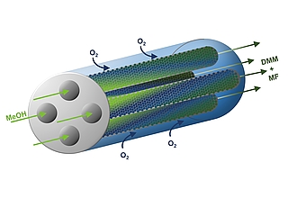 Mehrkanalmembranreaktor