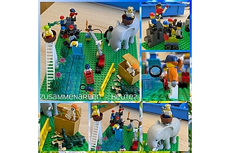 Darstellung von Kooperationen zwischen ehrenamtlichen Akteuren und Kommunen, wie sie häufig wahrgenommen werden.