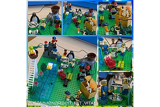 Darstellung von Kooperationen zwischen ehrenamtlichen Akteuren und Kommunen, wie sie idealerweise aussehen sollte.