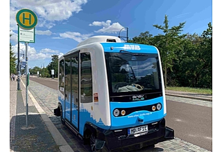 Autonomer Personentransport mit ELBI (Pilotversuch in 2022 in der Landeshauptstadt Magdeburg)