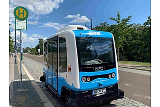 Autonomer Personentransport mit ELBI (Pilotversuch in 2022 in der Landeshauptstadt Magdeburg)