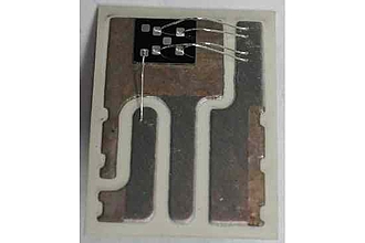 Baugruppe eines Leistungshalbleiter-Moduls mit Substrat und Transistor-Chip