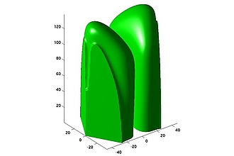 3d crystal in channel