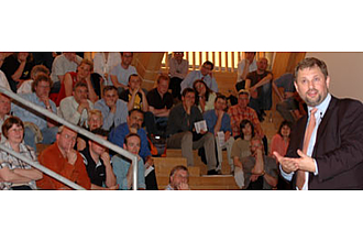 Vorführung der Ideenfabrik im Magdeburger Jahrtausendturm